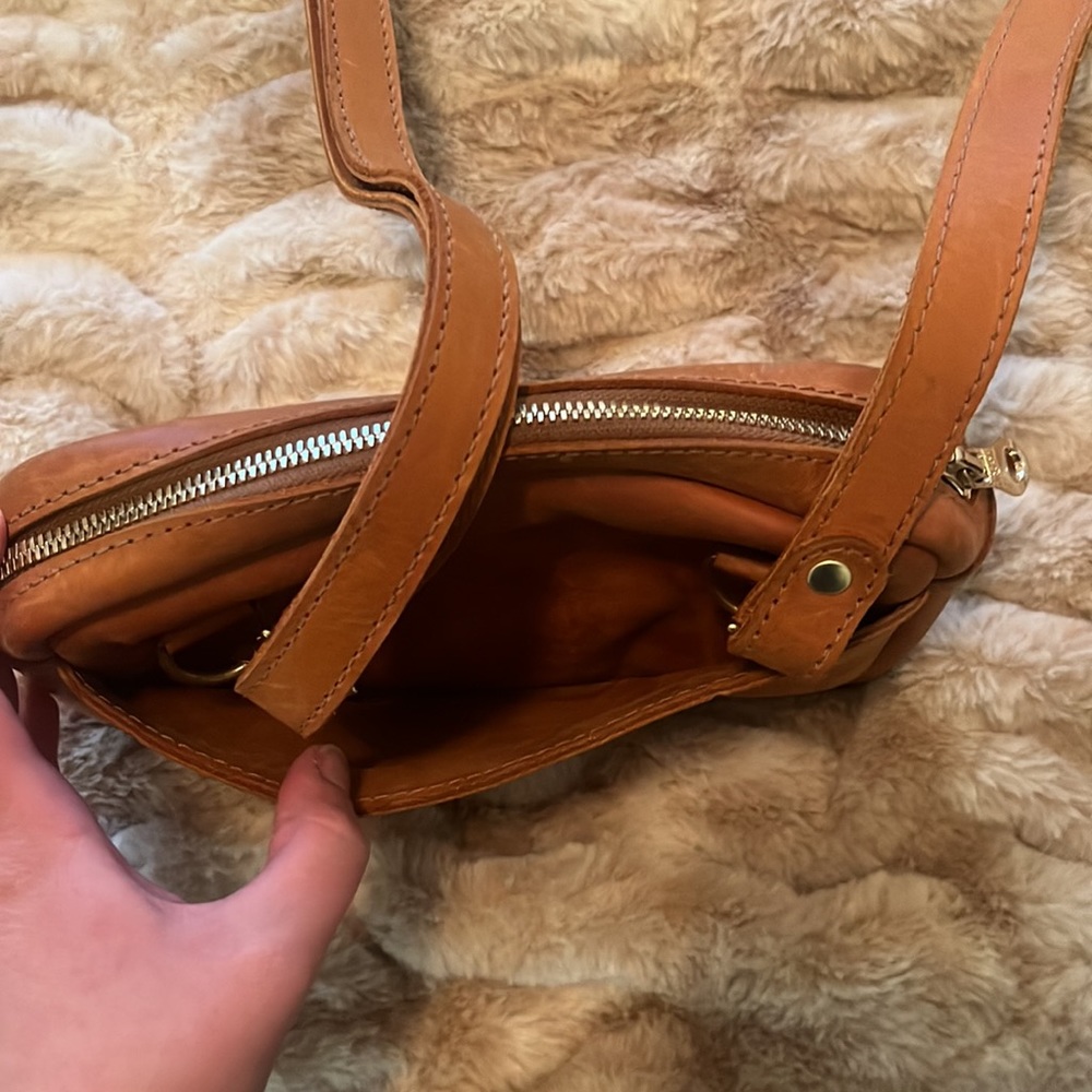 Parker Clay Desta Belt Bag in Rust Brown - Picture 12 of 16